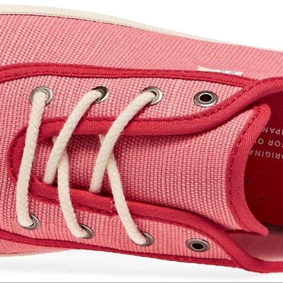 Toms Pink and Red Canvas Shoes with Laces Size 7 - Picture 10 of 11